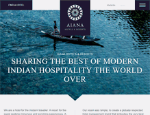 Tablet Screenshot of aianahotels.com